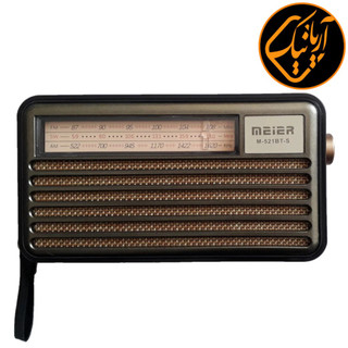 رادیو اسپیکر پاور بانک خورشیدی فلش و رم خور بلوتوثی ۳ موج بسیار قوی اصلی مییر مدل M-521BT-S