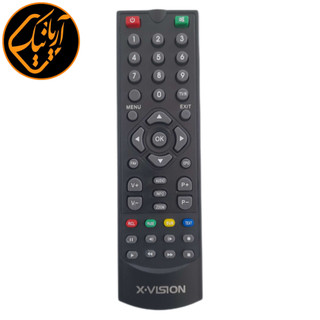 کنترل گیرنده شرکتی و فابریک و کوتاه ایکس ویژن اصلی