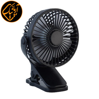 پنکه گیره ای شارژی و باتری خور با سرعت باد بسیار قوی مناسب سفر JH-006