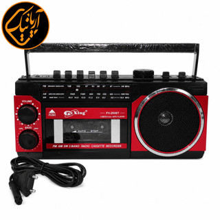 رادیو تمام موج اسپیکر کاست خور بلوتوثی فلش خور PuXing مدل PX-250BT اصلی پخش کاست، USB، SD، رادیو FM/AM/SW و ضبط صدا