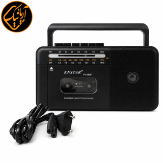 رادیو تمام موج کاست خور اسپیکر بلوتوثی KNSTAR مدل PX-680BT اصلی رادیو چندموج، بلوتوث، USB، رم و ضبط کاست