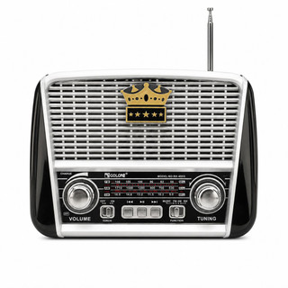 رادیو اسپیکر خورشیدی شارژی گولون GOLON مدل RX-456S اصلی تمام موج AM/FM/SW با USB، کارت حافظه TF، پنل خورشیدی و باتری داخلی مناسب شرایط اضطراری با ضمانت اصالت کالا
